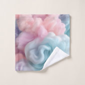 コットンキャンディ抽象芸術 バスタオルセット (ウォッシュタオル)