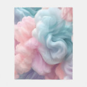 コットンキャンディ抽象芸術 フリースブランケット (正面)