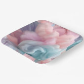 コットンキャンディ抽象芸術 ペーパープレート (傾斜あり)