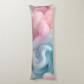 コットンキャンディ抽象芸術 ボディピロー (裏面 (縦))