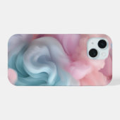 コットンキャンディ抽象芸術 iPhone 15ケース (裏面横)
