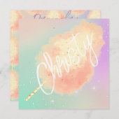 コットンキャンディ スターダスト ピーチ ティール パープル パステル (正面/裏面)