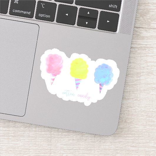 コットンキャンディ、デザート、おやつ、ピンクのコットンキャンディ、 シール (詳細)