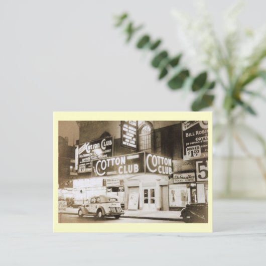 コットンクラブニューヨークシティヴィンテージ ポストカード (スタンド正面)