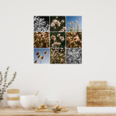 コットングラスモンタージュ ポスター (キッチン)