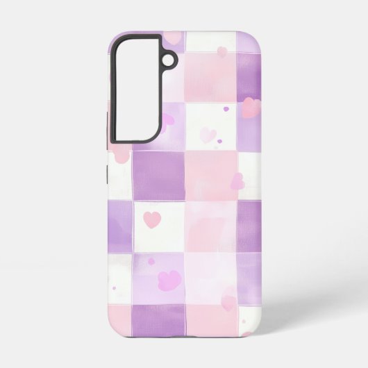 コットングリッド領域 SAMSUNG GALAXYケース (裏面)