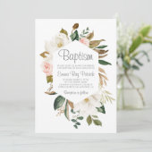 コットングリーンリーバプテスマ招待状 招待状 (スタンド正面)