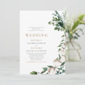 コットンタン&ホワイトのフィールド結婚ズ 招待状 (スタンド正面)