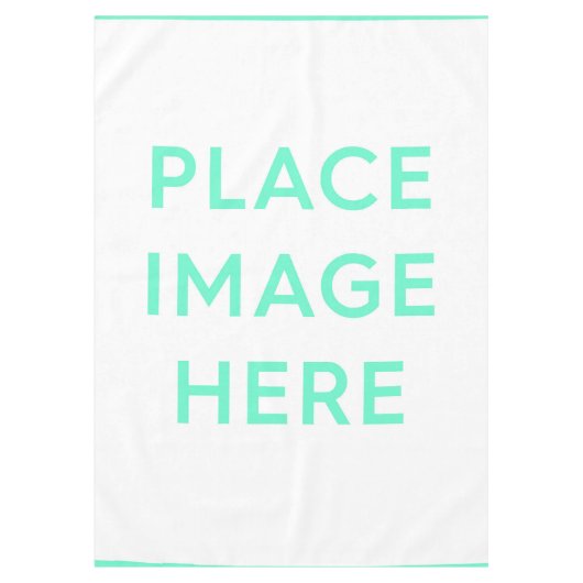 コットンテーブルクロス、60"x84" テーブルクロス (正面)