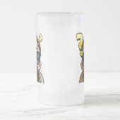 コットンビ霜の降りたール フロストグラスビールジョッキ (中央)