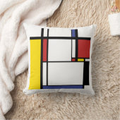 コットンピロー – ピートモンドリアン クッション (ブランケット)