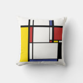 コットンピロー – ピートモンドリアン クッション (正面)