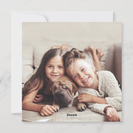 コットンフラワーリースシーズンの挨拶の写真 シーズンカード (裏面)