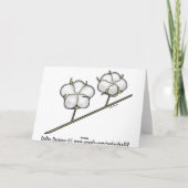 コットンボールカード カード (裏面)