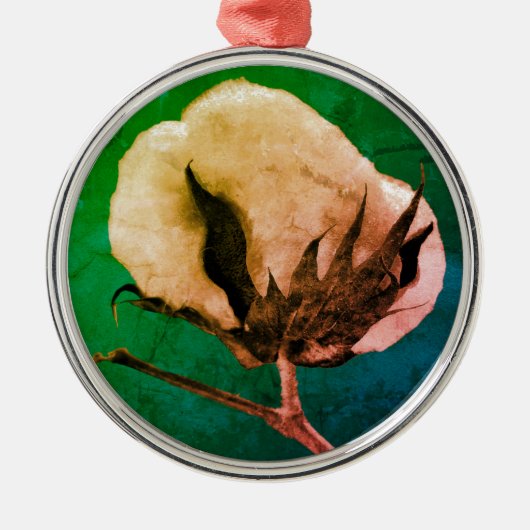 コットンボール メタルオーナメント (正面)