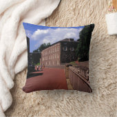 コットンミルアットニューラナーク葉書ポスター写真Bl クッション (ブランケット)