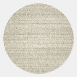 コットンリネンの背景 ラウンドシール