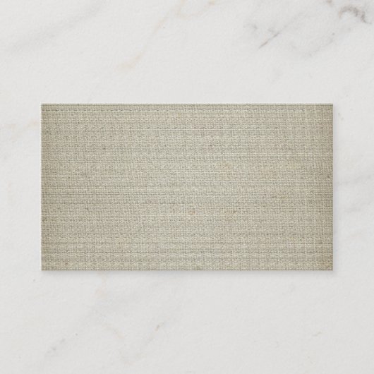 コットンリネン背景 名刺 (正面)