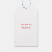 コットンリールクリスマスツリー 手作り ギフトタグ (裏面)