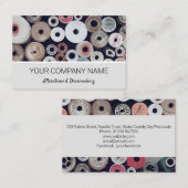 コットンリールズ裁縫 名刺 (正面/裏面)