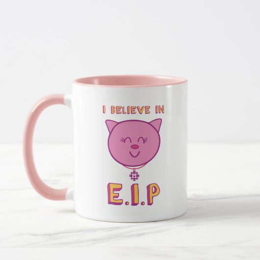 コットン信じボール – I in E.I.P マグカップ (左)