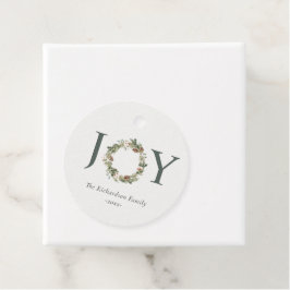 コットン素朴パインジョイメリースクリスリース フェイバータグ