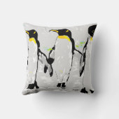 コットン装飾用クッションペンクイン クッション (裏面)