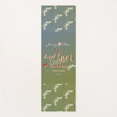 コットン2周年記念結婚ヨガマット ヨガマット (正面)