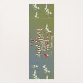 コットン2周年記念結婚ヨガマット ヨガマット (裏面)