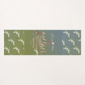 コットン2周年記念結婚ヨガマット ヨガマット (正面(横))