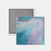 コットン·キャンディー·ドリームズ·フルーディッド·アート·マグネット マグネット (正面/裏面)