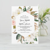 コットン&マグノリア結婚式招待状 招待状 (スタンド正面)