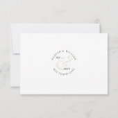 コットン&ユーカリ結婚ス詳細カード 出欠カード (裏面)