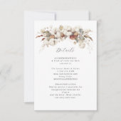 コットン&ユーカリ詳細カード 出欠カード (正面)