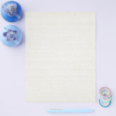 コットン リネン 背景 チラシ (シングル)