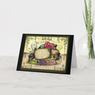 コットン 2周年 結婚記念日 ギフトカード カード