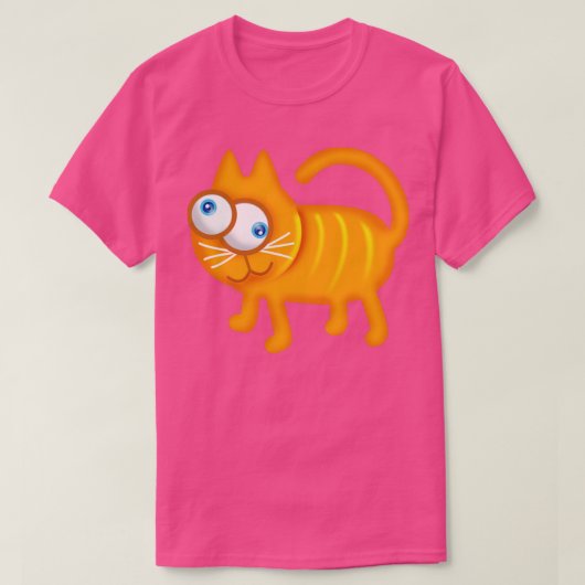 コット猫 Tシャツ (デザイン正面)