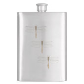 コッパーエメラルドドラゴンフライスキットル フラスク (正面)