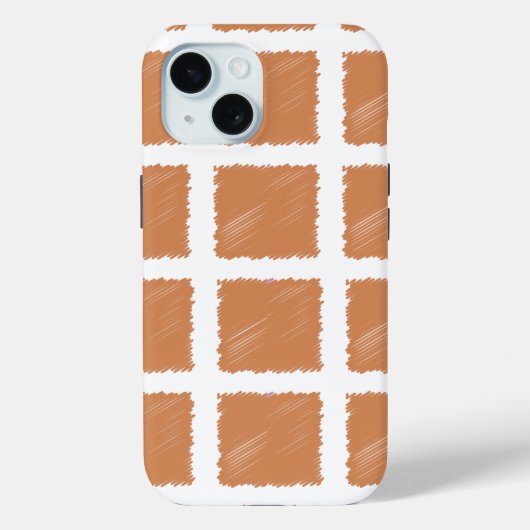 コッパーブラウン スケッチ カラー Case-Mate iPhoneケース (裏面)