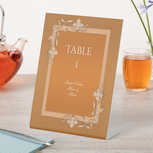 コッパー・ジェム&グリッター7結婚日記念日   台座サイン (インサイチュ)