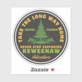 コッパー・ハーバー・ケウェノー・ミシガン・アドベンチャー シール (シート)