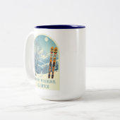 コッパー・マウンテン・コロラド土産スキーリゾート ツートーンマグカップ (正面左)