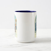 コッパー・マウンテン・コロラド土産スキーリゾート ツートーンマグカップ (中央)