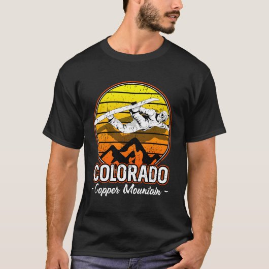 コッパー・マウンテン・コロラド・スノーボード Tシャツ (正面)