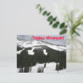 コッパー・マウンテン・スキー・エリア・はがき ポストカード (スタンド正面)