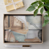 コップとひまわり キッチン 水彩画 薄葉紙 (ギフト)