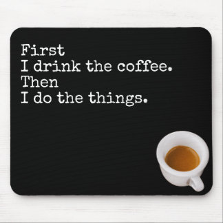 コップのエスプレッソ- mousepad マウスパッド