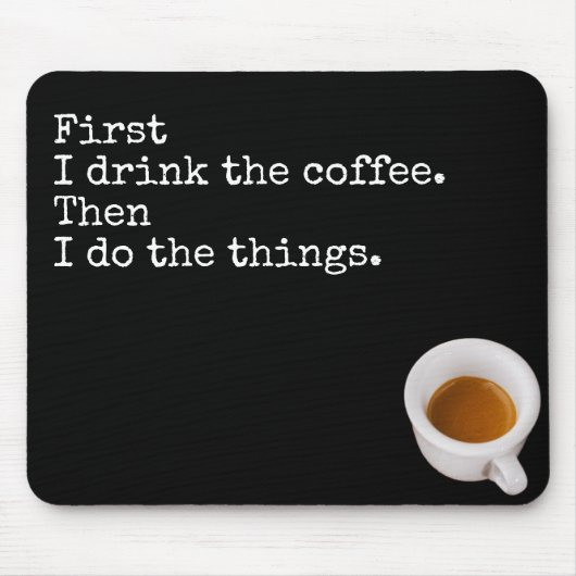 コップのエスプレッソ- mousepad マウスパッド (正面)