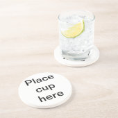 コップのコースターをここに置いて下さい コースター (側面)