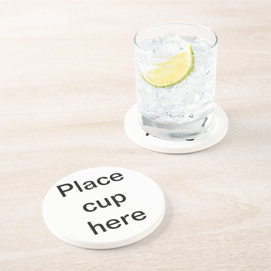 コップのコースターをここに置いて下さい コースター (側面)